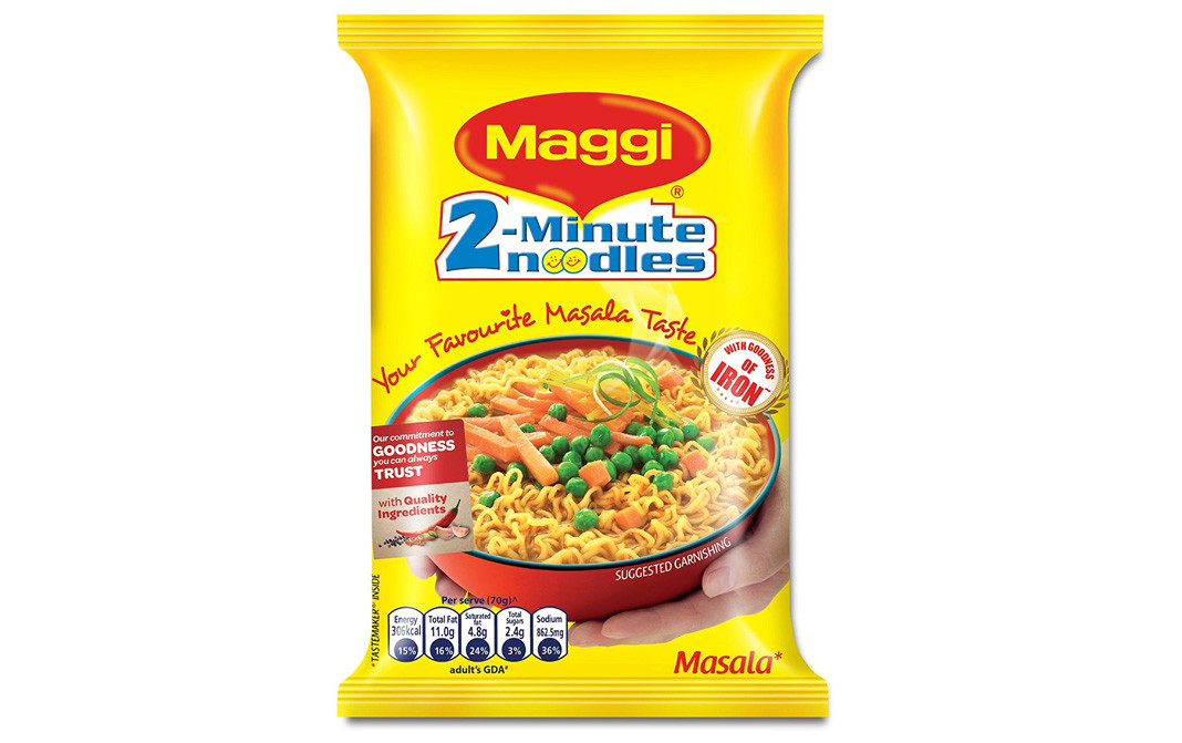 Maggi 2-Minute Noodles Masala Pack 70 Grams - Reviews | Nutrition ...